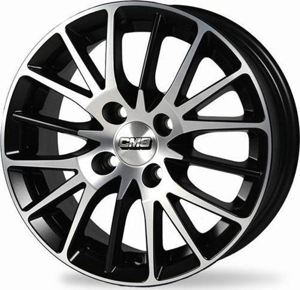 CMS-555-04 6.0x15" -4x098 ET27 58.1 Diamond Matt Black Jant (4 Adet) - Image 1