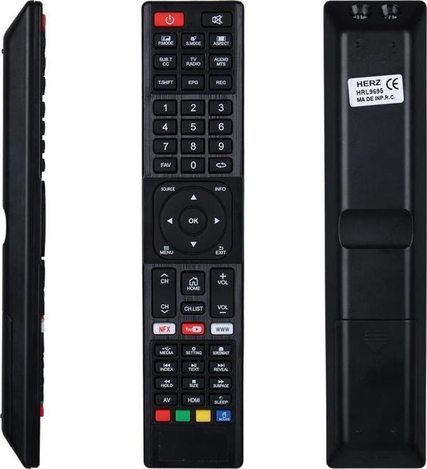 Ayt Awox Rose Telenova Netflix Youtube Tuşlu Lcd Led Tv Kumandası HRL9695 - Image 1