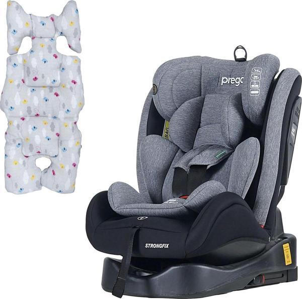 Prego StrongFix Oto Koltuğu-Müslin Oto Koltuk Minderi Gri-Gri - Image 1