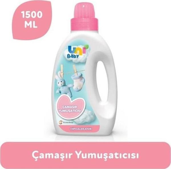 Uni Baby Çamaşır Yumuşatıcısı 1500x3 4500 ml - Image 1