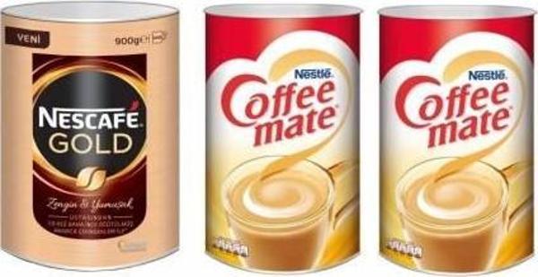 Nescafe Gold 900 gr + Coffee Mate Kahve Kreması (2000*2) 4000 gr - Image 1