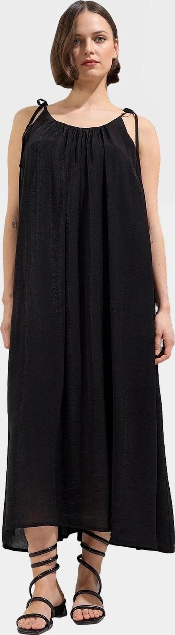 Şık ve Rahat Yazlık Maxi Elbise Dokuma Kumaş V Yaka Düz Kesim Profesyonel Görünüm Premium Kalite - Image 1