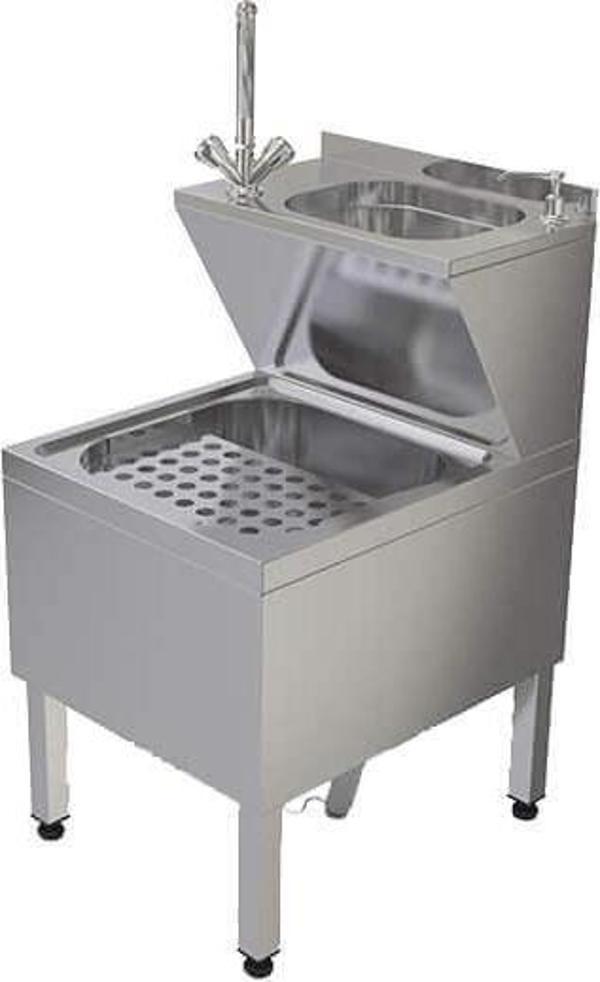Erginoks 6EV00126 Paspas Yıkama Evyesi - 50x70x90 cm - sabun dispenserli - Image 1