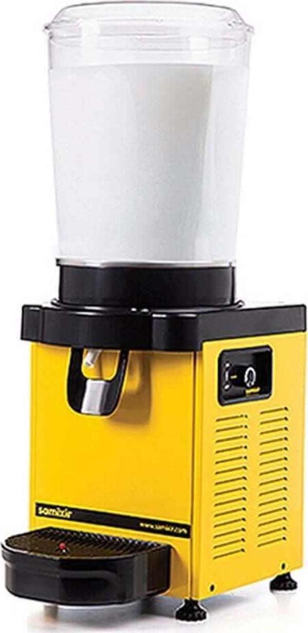 Samixir M10.AY Soğuk İçecek Dispenseri-10 litre-karıştırıcılı-manuel-sarı - Image 1