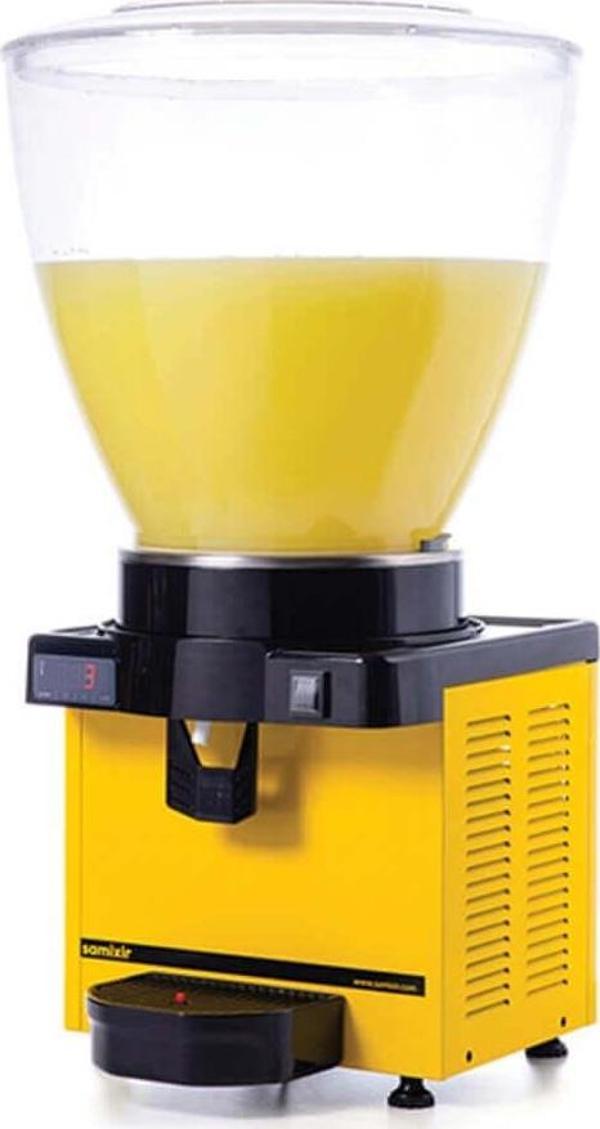 Samixir M40.DY Ayranlık-40 litre soğuk içecek dispenseri-karıştırıcılı-dijital-sarı - Image 1