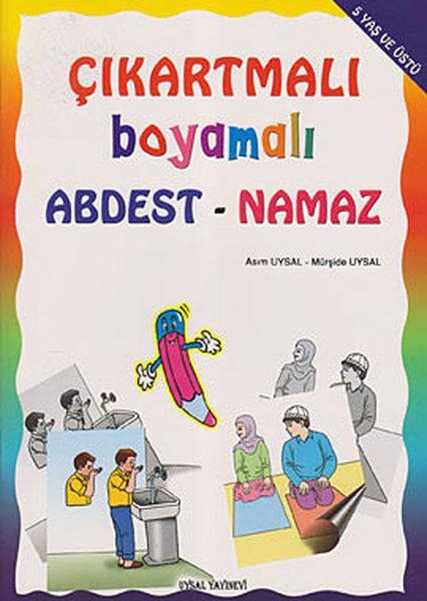 Çıkartmalı Boyamalı Abdest - Namaz - Uysal Yayınevi - Image 1