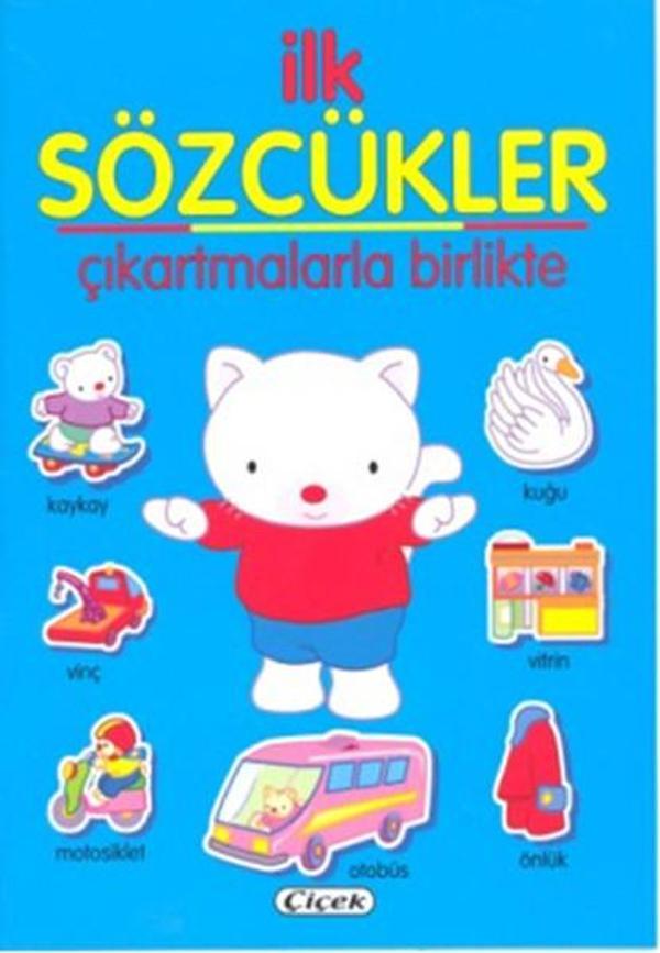 İlk Sözcükler - Çıkartmalarla Birlikte Mavi - Çiçek Yayıncılık - Image 1