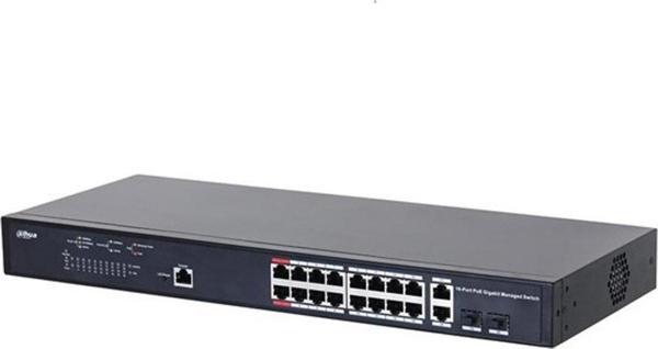 Dahua 16Port Pfs4218-16Gt-230 Gigabit 2-Sfp 230W Full Poe Switch - Image 1
