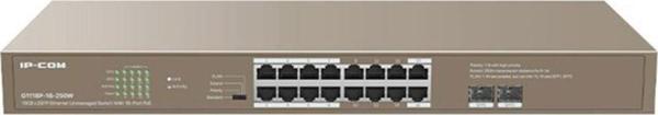 Ip-Com 16Port Ip-G3318P-16-250W Gigabit 2-Sfp 250W Ful Poe Cloud Yönetilebilir Rack Mount Swıtch - Image 1