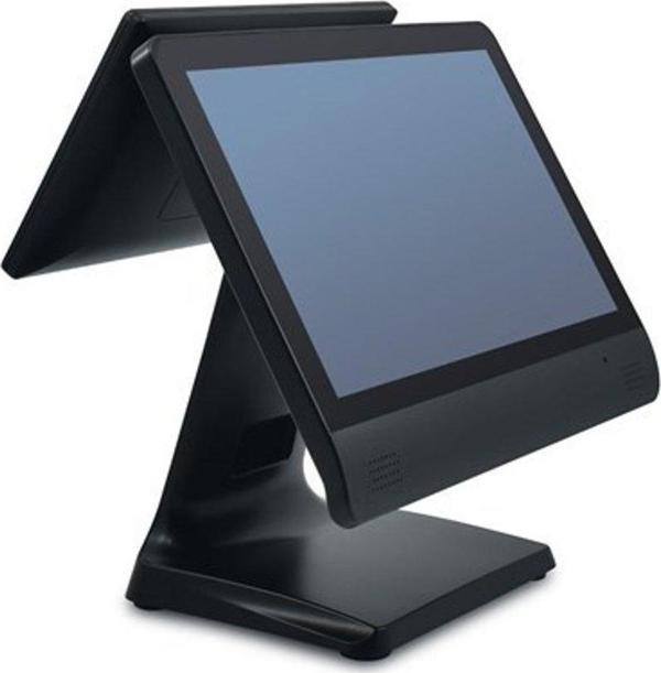 Quatronıc Quatronıc 15.6" İki Ekranlı Dokunmatik P1655-D 5N Core İ5 8Gb Ram- 128Gb Ssd- Fdos- Pos Pc - Image 1
