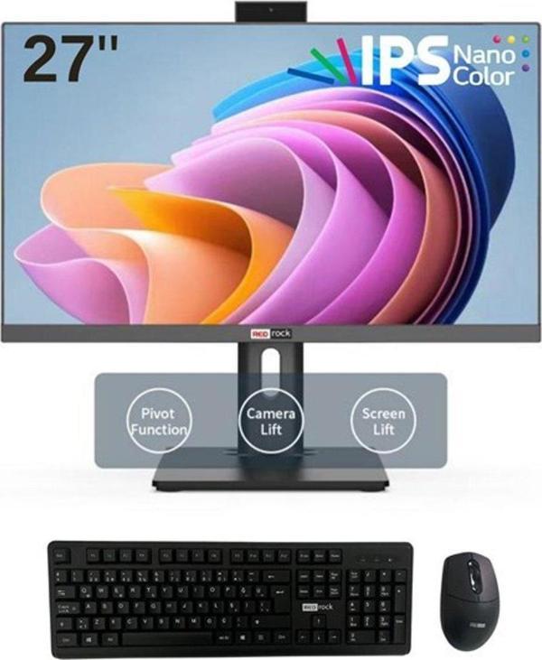 Redrock Redrock 27" Hıghlıne Rr Aıo-Pt711716R51N27P Core İ7 11700- 16Gb Ram- 1Tb Nvme O/B Uhd Fdos Pıvot - Image 1