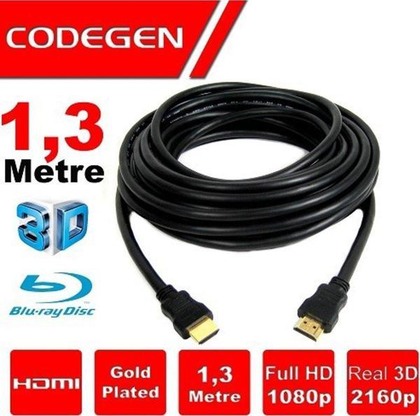 Codegen Cps13 1.3Metre Hdmı Görüntü Kablosu 3D Gold 1.4V 2K - Image 1