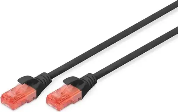 Dıgıtus Dıgıtus 3M Cat6 Utp Dk-1617-030/Bl Siyah Patch Kablo (10'Lu Paket) - Image 1