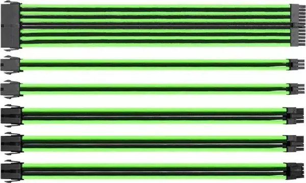 Thermaltake Ttmod Yeşil/Siyah Power Supply Sleeved Kablo Seti (16 Awg) - Image 1