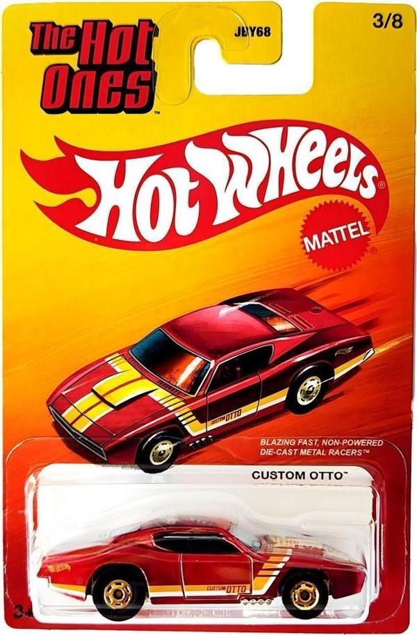 Hot Wheels The Hot Ones Die Cast Tekli Arabalar JBY68 -  CUSTOM OTTO JBY71 - Image 1