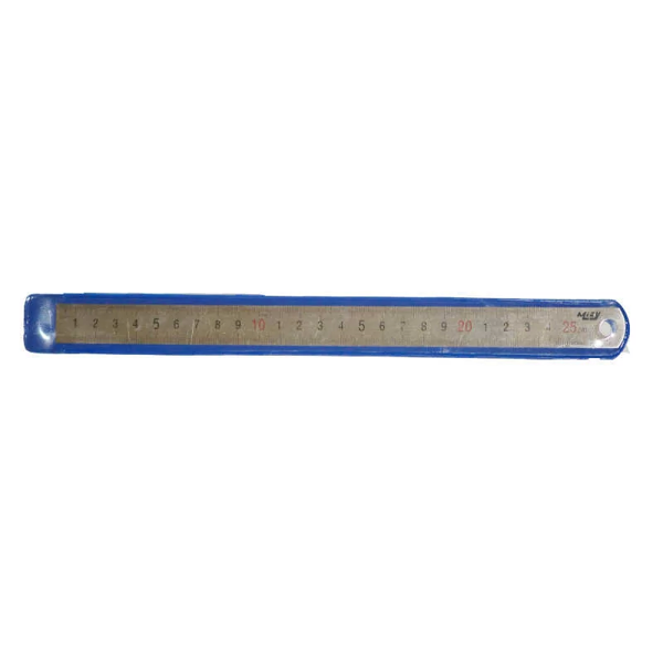 Mizy 25 cm Çelik Cetvel - Image 1