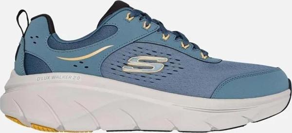 Erkek Sneaker ( Günlük) 232715 SLT Skechers D'LUX WALKER 2.0 Silver/Cyan - Image 1