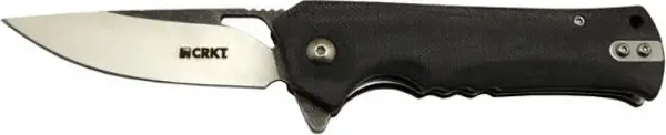Crkt Muskie 202 BK Siyah Kamp / Outdoor Çakı 18 cm - Yarı Otomatik, Kemerlikli, Kutulu - Image 1