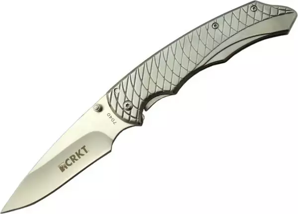 Crkt 7040 WY Kamp Çakı 22 cm - Metal Saplı, Kemerlikli, Kılıflı, Kutulu - Image 1