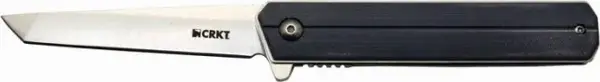Crkt 15FF Gri Tasian Tanto Çakı 20 cm , Deri Kılıflı - Image 1