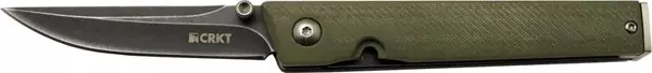 Crkt Ceo 7096 GRN Yeşil Kamp Çakı 18cm - Manuel, Kemerlikli, Kutulu - Image 1