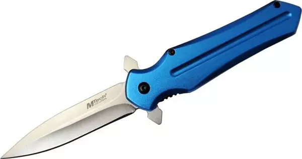 Mtech 4224 Mavi Kamp Çakı 21cm- Yarı Otomatik, Kemerlikli - Image 1