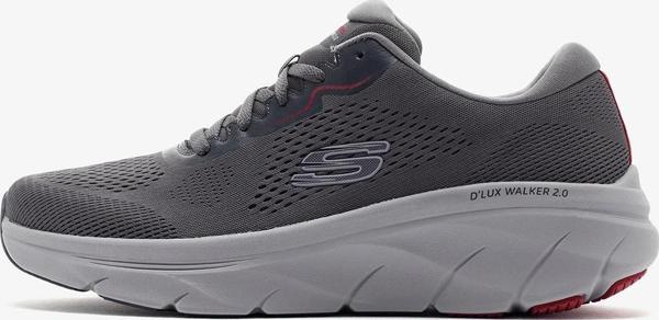 Erkek Sneaker ( Günlük) 232714 CCRD Skechers D'LUX WALKER 2.0 - SWAVE Grey/Red - Image 1
