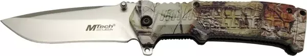 Mtech 465 Kamp Çakı 21cm - Yarı Otomatik, Kemerlikli, Plastik Sap - Image 1