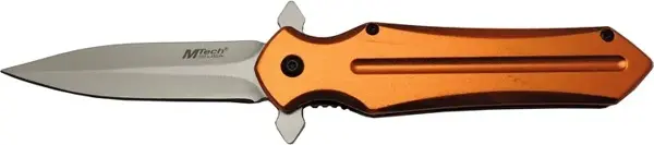 Mtech 4222 Turuncu Kamp Çakı 21cm- Yarı Otomatik, Kemerlikli - Image 1