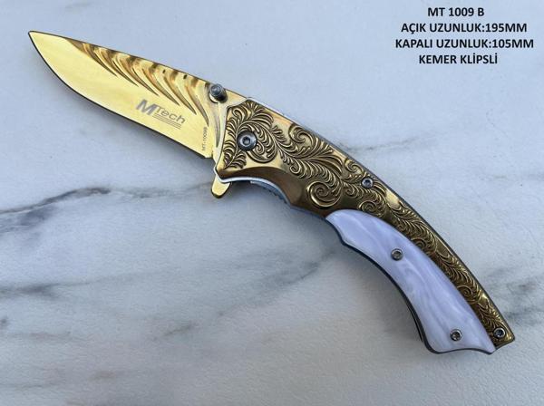 Mtech Mt-1009-B Katlanır Yarı Otomatik Çakı - Image 1