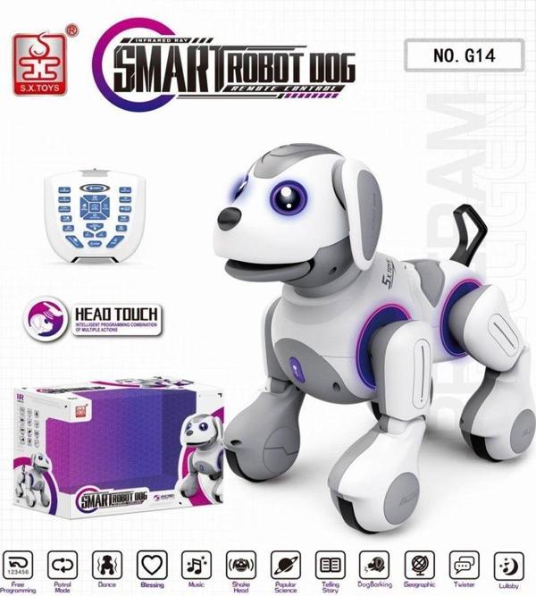 G14 Kumanlı Şarjlı Smart İnteraktif Akıllı Robot Köpek -Vardem Oyuncak - Image 1