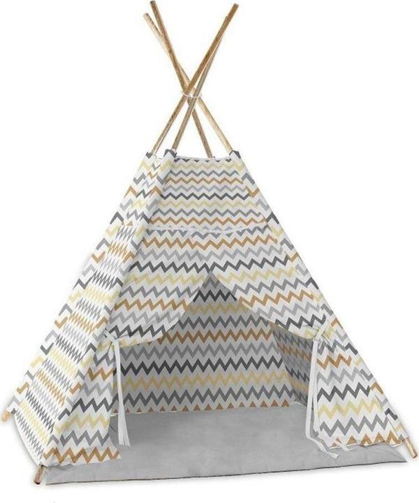 MOL-077 AHŞAP ZIGZAG OYUN ÇADIRI - Image 1