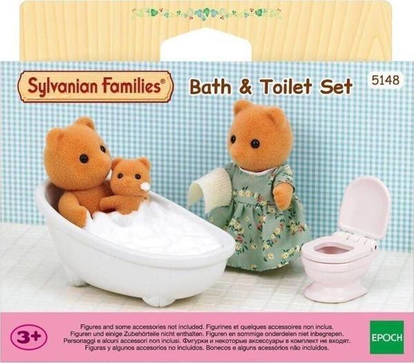 5148 Sylvanian Families Banyo ve Tuvalet Seti (figürler dahil değildir) +3 yaş - Image 1