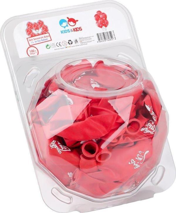 STR-119 Seni Seviyorum Balonu 100lü - Image 1