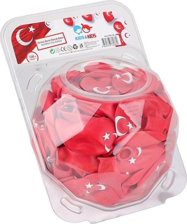 STR-140 Bayrak Balon 100lü - Image 1