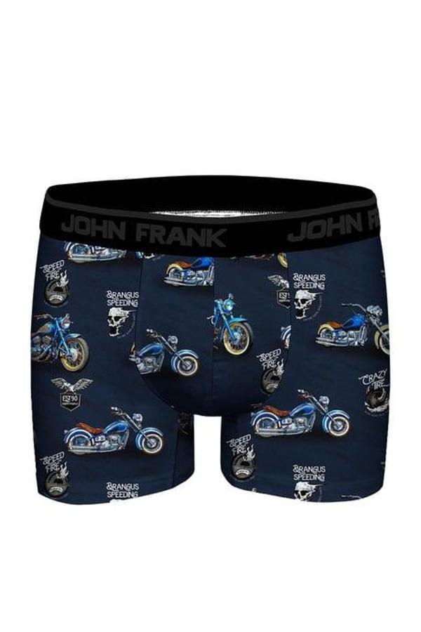 John Frank Dijital Baskılı Erkek Boxer JFBD371-MOTO - Image 1