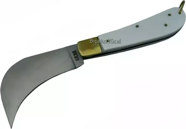 Sedef Eğri Kablo / Aşı / Bahçe Çakısı - 17 cm - Image 1