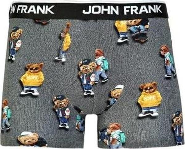 John Frank Cool Teddy Dijital Baskılı Erkek Boxer JFBD325-COOL TEDDY - Image 1
