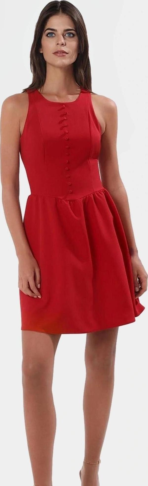 Mini Elbise Skater Kalıp Dokuma Kumaş Kolsuz Yazlık Yüksek Kalite Günlük Kullanım İçin - Image 1