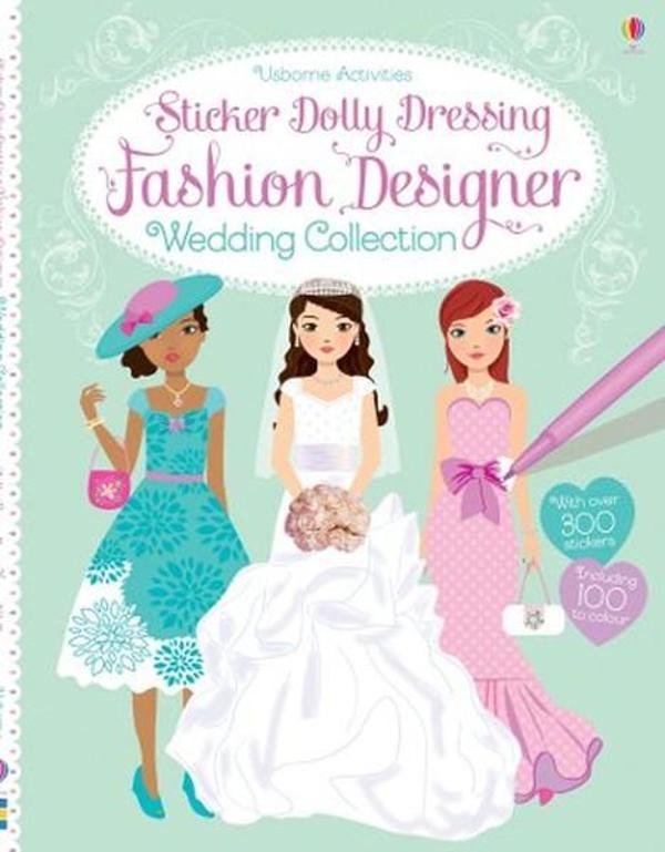 Sticker Dolly Dressing Fashion Designer Wedding Collection - Usborne - Image 1
