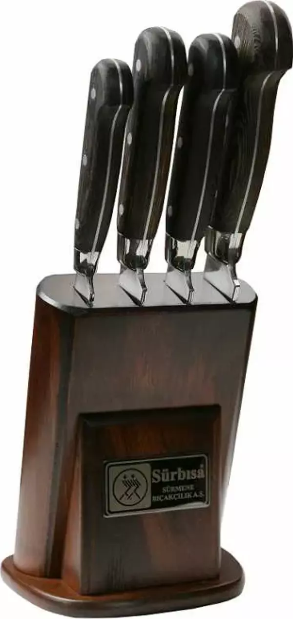Sürbısa 61502YM - Sürmene Yöresel Mutfak Bıçağı Seti - 4 lü Set - Image 1