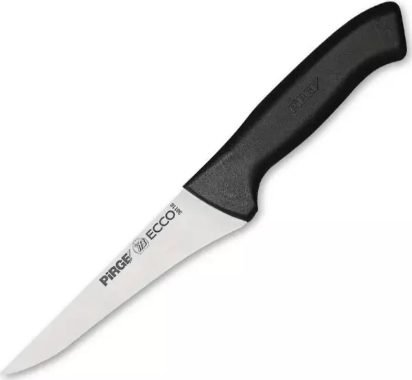 Pirge 38118 Ecco Kasap Et, Kemik Sıyırma Bıçağı 14,5 cm - Siyah - Image 1