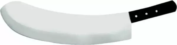 Ündeğerli Bursa Tek Saplı Paslanmaz Zırh Kebap Bıçağı No:0 - 25 cm - Image 1