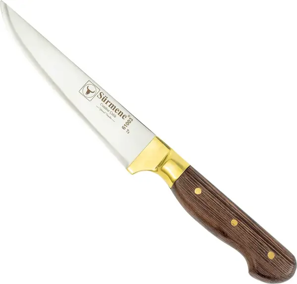 Sürmene Cumhur Çelik 61003 Mutfak Bıçağı No:3, 14,5 cm, Venge Sap - Image 1
