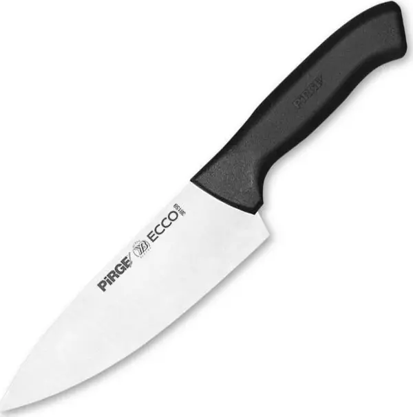 Pirge 38159 Ecco Şef Bıçağı 16 cm - Siyah - Image 1