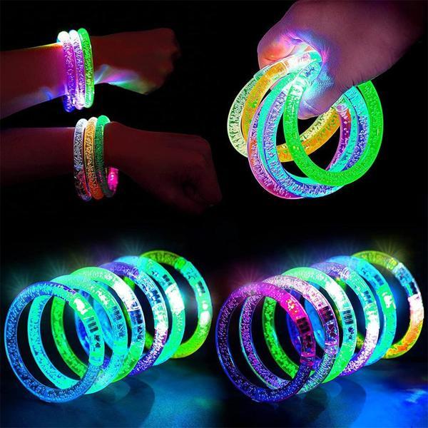 Led Işıklı Pilli Işıklı Rengarenk Bileklik Işıklı Bilezik Karışık Renk 1 Adet - Image 1