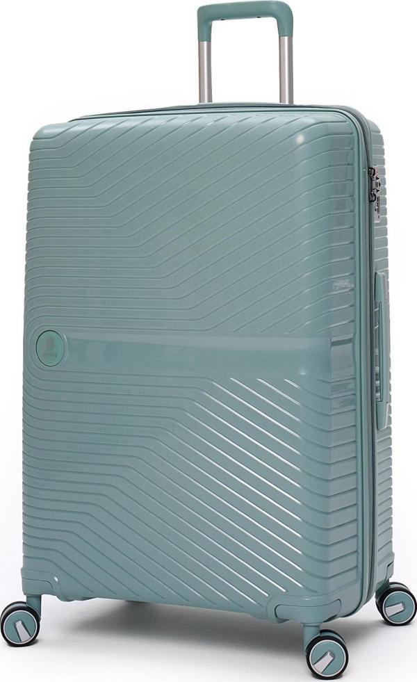 Elatae Exclusive Pro Polipropilen Büyük Boy Kırılmaz Valiz Mavi 5239 - Image 1