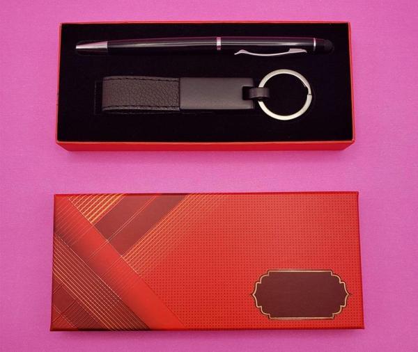 Siyah Touchpen Kalem ve Anahtarlık - Image 1