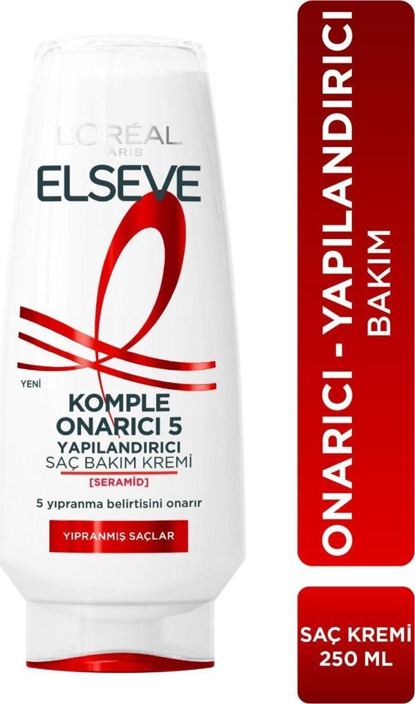 L'Oréal Paris Elseve Komple Onarıcı 5 Yapılandırıcı Bakım Kremi 250ml - Image 1