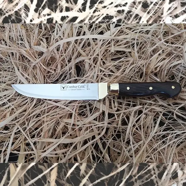 Sürmene Cumhur Çelik 61002 Mutfak Bıçağı No:2, 13 cm, Venge Sap - Image 1